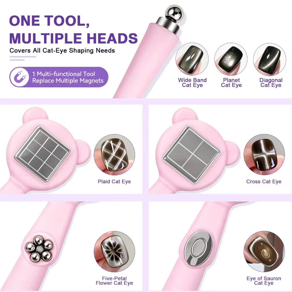 6 in 1 Cat Eye Magnet for Gel  - Contour Palette Stick recension och pris