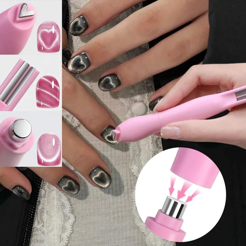 3-In-1 Heart Shape Cat Eye Nai - Contour Palette Stick recension och pris